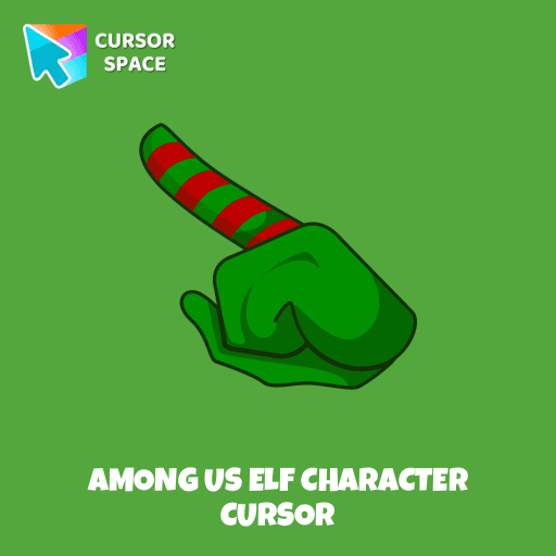 Among Us Elf Character cursor