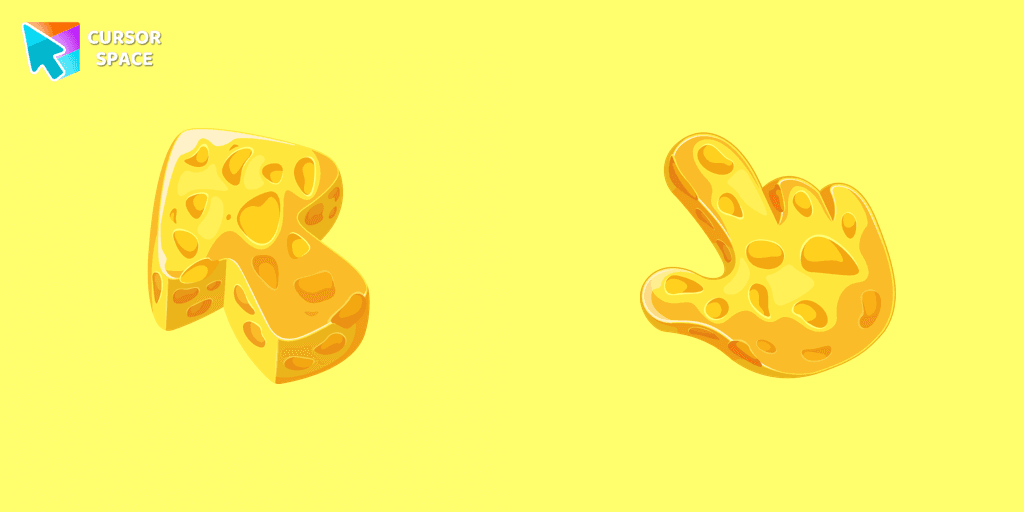 Cheese Texture cursor cursor pack